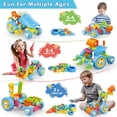 thumbnail image 2 of Juguete de construcción MOONTOY STEM 6 en 1, 118 piezas para niños de 3 a 8 años, 2 of 7