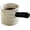 Black, variant on 90ML/3oz espresso extraction cup with graduated milk pot, ceramic measuring cup with handle milk pot - black - 90ML