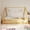 Natural, variant on Euroco Wood Full Size Platform Bed, Low Profile House Floor Bed with Guardrails, White