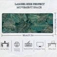 thumbnail image 3 of Green Leaf Mouse Pad Set XXL Anime Desk Mat Gaming Mousepad - 31.5 x 11.8 in Large Mousepads for Desk,Non-Slip Rubber Base Mouse Mat- Palm Texture, 3 of 6