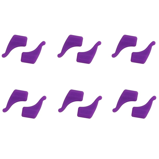 Ganchos antideslizantes para las orejas Sonducket 12 Uds. morado