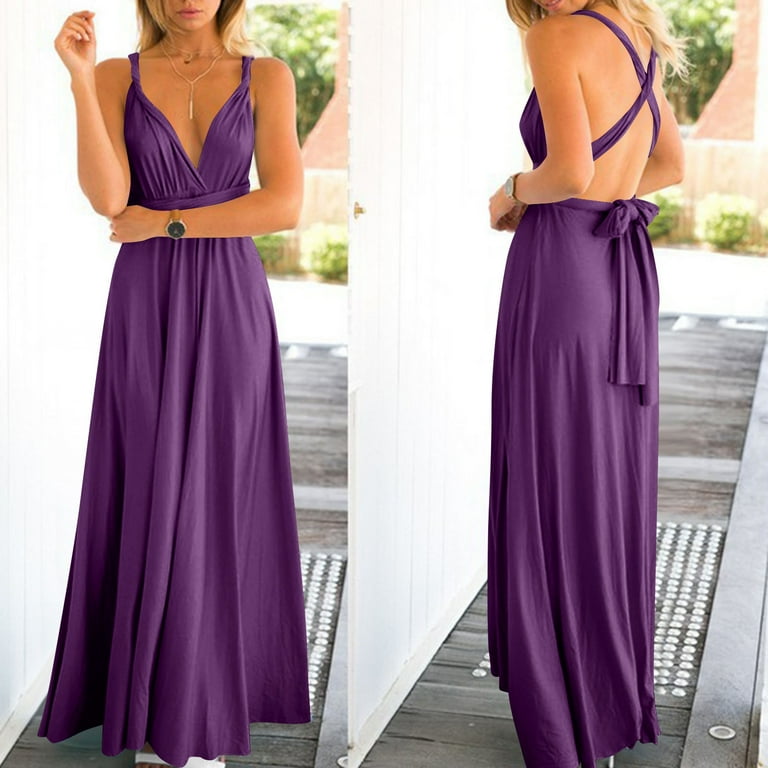fitted lace wedding dress Purple Infinity Dress Bridesmaid Multiway Convertible Dress Made in US