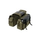 thumbnail image 5 of Sonducket Sillín de bicicleta, alforjas impermeables de lona, ​​mochila, herramientas laterales, asiento trasero, portabicicletas, viajes, Ciclismo Negro, 5 of 6