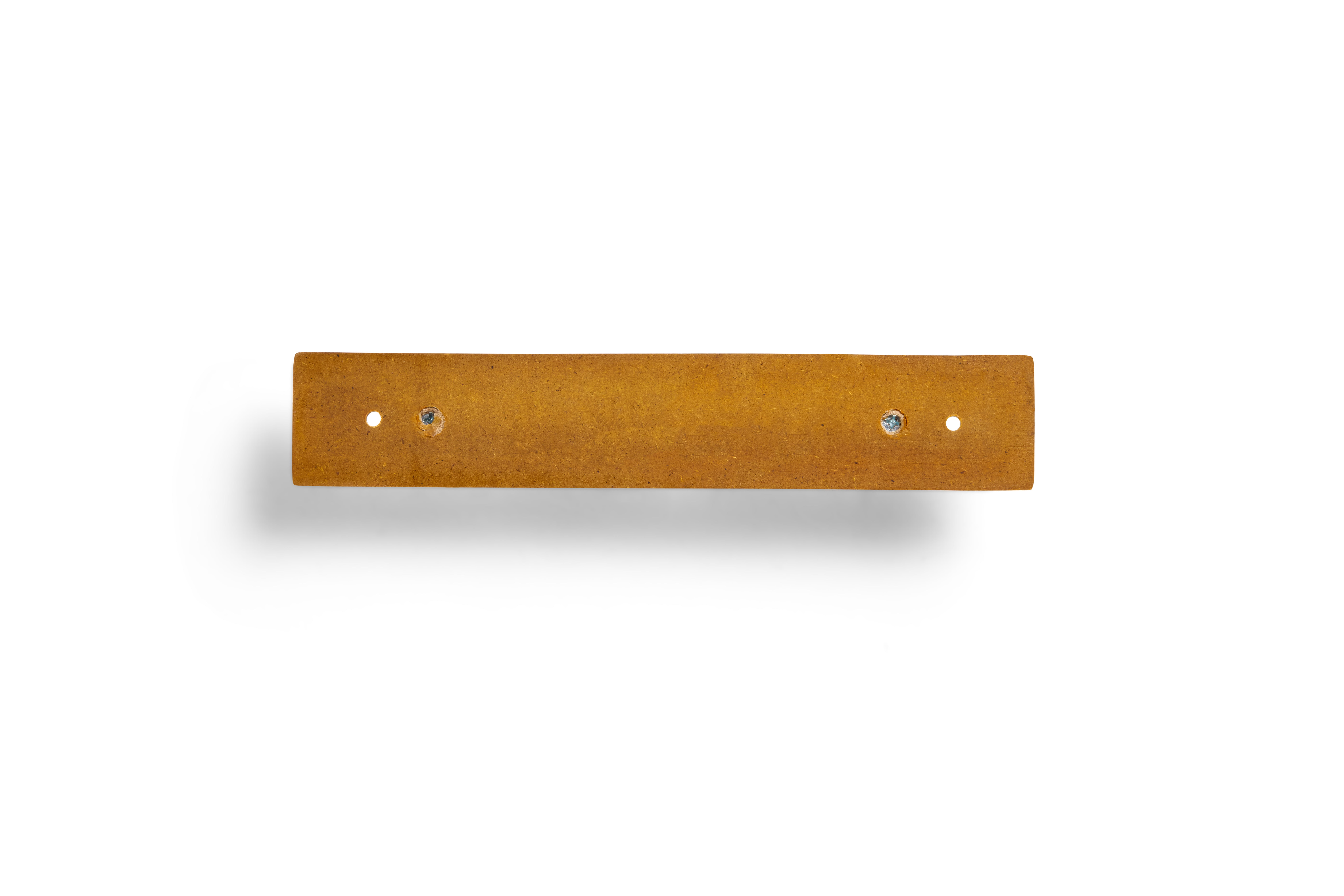 Mainstays Walnut Finish 8.75 inch Key Rail with 4 Satin Nickel Hooks for Keys, Mail, Leashes, 2 lbs Capacity, 1 Pack