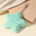 thumbnail image 5 of Plush Five-pointed Star Charm Keychain Soft Stuffed Ornament Keyring Lovely Pendants for Purse Bag, 5 of 8