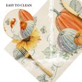 thumbnail image 3 of Sets de Table de l'Action de Grâce - Ensemble de 4 Sets de Table d'Automne Style Ferme Récolte 12x18 Pouces pour Cuisine Salle à Manger, 3 of 5