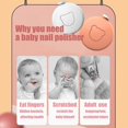 thumbnail image 3 of Baby Nail Trimmer Electric Safe Baby Nail Clippers Infant Nail File Kit Manicure Set Trim Polish Grooming kit, 3 of 4