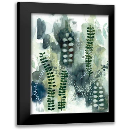 Horn, Laura 12x14 Black Modern Framed Museum Art Print Titled - Woodland Walk VI