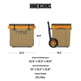 thumbnail image 5 of RTIC Ultra-Light 42 Qt Wheeled Hard-Sided Ice Chest Cooler, Fits 56 Cans, Trailblazer, 5 of 9