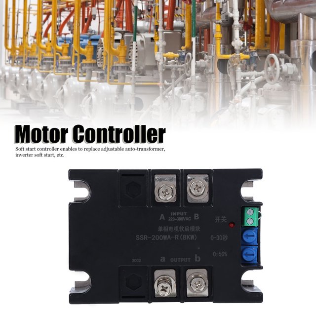 Accesorios de motor, placa de arranque de motor Accesorios de motor de fase de latón Controlador de arranque suave Rendimiento finamente ajustado