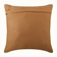thumbnail image 3 of The HomeCentric Pillow Covers With Zippers, Rust Pillow Cover, Vintage Style Frills Medallion Pillow Cases, Pack of 2, 18x18 inch (45x45 cm Square Faux Suede Pillowcase, Floral - Vintage Rust, 3 of 3