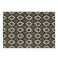 thumbnail image 1 of Chocolate Cutting Board, Brown Toned Ancestral Batik Pattern with Floral Indonesian Motifs, Decorative Tempered Glass Cutting and Serving Board, Small Size, Dark Brown White Brown, by Ambesonne, 1 of 1