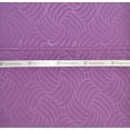 thumbnail image 3 of Victoria Valenti Embossed Bed Sheet Set with 4 Pillow Cases, Double Brushed and Ultra Soft with Deep Pockets for Extra Deep Mattress, High Quality Microfiber, Hypoallergenic CAL KING PURPLE, 3 of 5