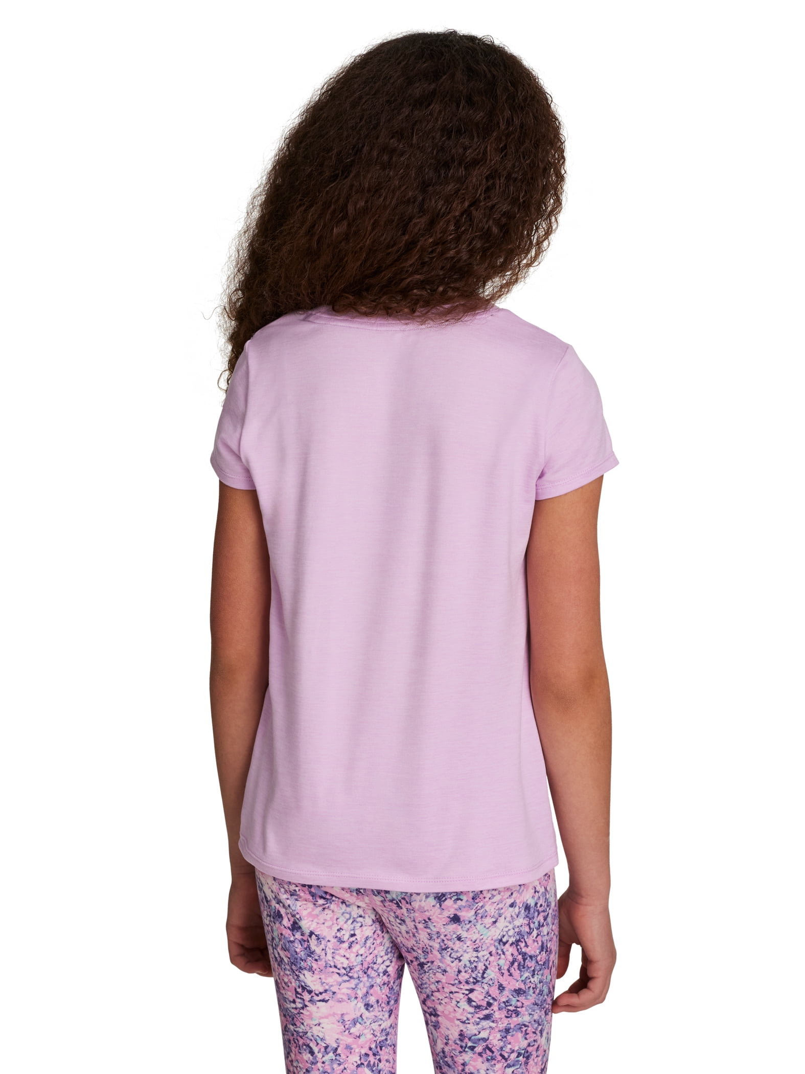Reebok Girl's Short Sleeve Performance T-Shirt, Sizes 4-18