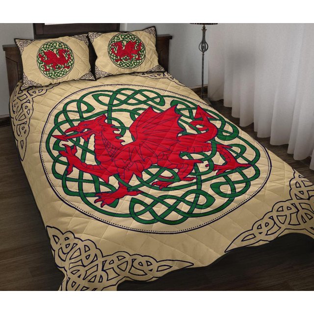 Juego de Cama Edredón Gales - Cama Edredón Dragón Galés 04