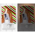 thumbnail image 2 of Basset Hound Candy Cane Holiday Christmas Ceramic Night Light, 2 of 2