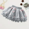 thumbnail image 4 of Zshosam Girl's Midi Skirts Tulle Tutu Skirt for Kids Toddler(Grey,3-4 Years), 4 of 4