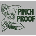 thumbnail image 2 of Men's Nintendo Legend of Zelda St. Patrick's Day Link Pinch Proof Pull Over Hoodie Athletic Heather Large, 2 of 4