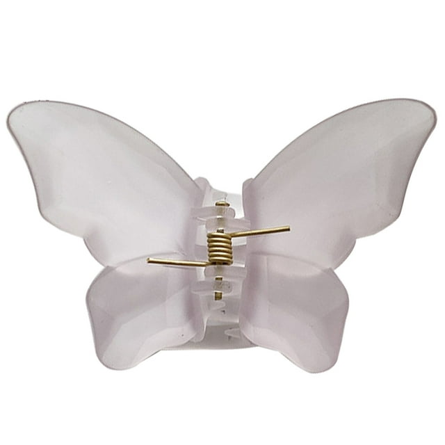 Butterfly Hair Claw Realistic Strong Hold Hair Grip Claw Solid Color Hair Claw