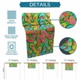 thumbnail image 6 of Watercolor Flip Flop Table Runner 90 Inches, Ocean Beach Slippers Summer Bed Runner Dresser Scarves Tabletop for Indoor Outdoor Parties/Ceremony/Banquet, 13" x 90", 6 of 9