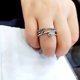 thumbnail image 2 of Anillo retro de hip hop de Corea del Sur, anillo abierto de moda con números femeninos simples y personalidad versátil para hombres y mujeres., 2 of 5