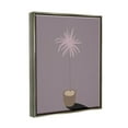 thumbnail image 3 of Contemporary Potted Palm Tree Botanical & Floral Graphic Art Luster Gray Framed Art Print Wall Art, 3 of 6