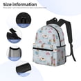 thumbnail image 4 of Fotbe Cute Snowflake Dachshund Lightweight Casual Laptop Backpack for Men and Women, Daily use Waterproof backpack, Backpack for College, 4 of 7