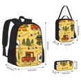 thumbnail image 2 of Easygdp Forest Guard Mochila para Niños y Niñas con Set de Caja de Almuerzo y Estuche para Lápices 3 en 1, Mochila Escolar Estampada para Adolescentes, 2 of 7