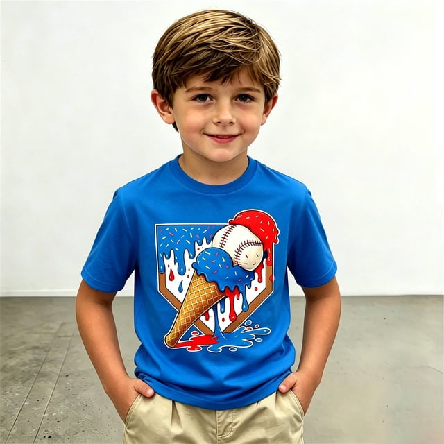 Chandails pour Garçons Filles Col Rond Hauts Graphiques T-Shirts Chandails pour Tout-Petits Hauts pour Filles 8-9 Ans