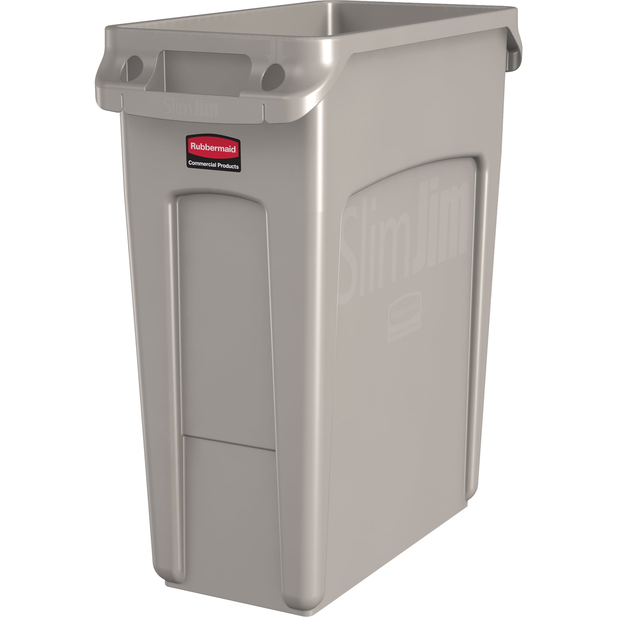 Rubbermaid Slim Jim(R) Vented Containers, Capacity 16 US gal