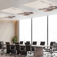 thumbnail image 5 of Fluorescent Light Covers 1 Pack 4x2 ft Cute Groundhog Carrot Ceiling Light Covers Purple Hat Bow Light Filters for Classroom, Office & Home, Drop Ceiling Light Covers, 5 of 8