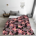 thumbnail image 5 of Sikiie Lilies Flowers Ultra-Soft Micro flannel Blanket Luxury All Seasons Warm Blanket for Bedding Sofa and Travel (4 sizes)-60"x50", 5 of 7
