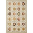 thumbnail image 5 of SAFAVIEH Blossom Allycia Floral Flowers Wool Area Rug, Ivory/Multi, 6' x 6' Round, 5 of 10