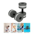 cuyhtdup 2PCS Water Aerobics Dumbbells Set of Two EVA Foam Dumbbells
