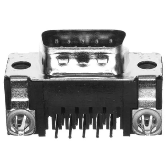 747840-4 Connector D-Sub Plug 9 Position Through Hole Right Angle