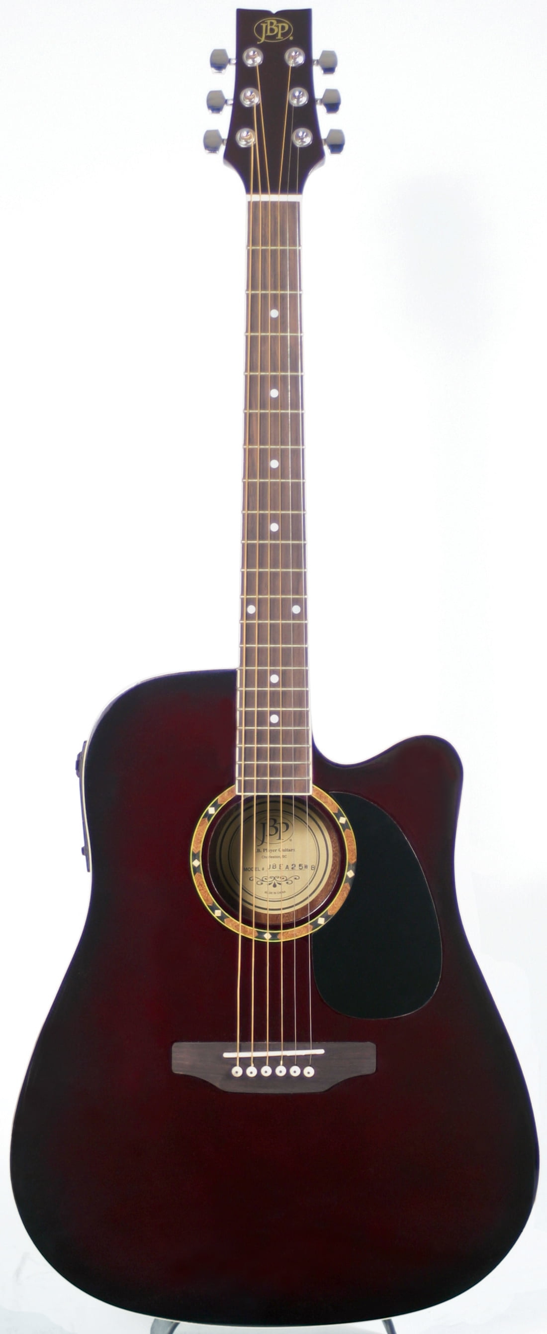 JBP JBEA25WBA Realm Series Acoustic Electric Guitar Walnut With Barcus