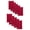 Red, variant on - Fringed Reversible Fingertip Towel Size: 11" W x 18" L (10 Pack)
