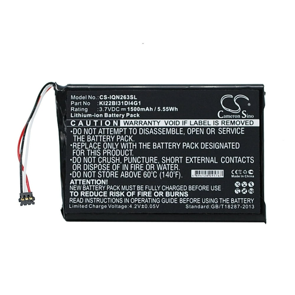 Replacement Battery For Garmin 3.7v 1500mAh / 5.55Wh GPS, Navigator Battery