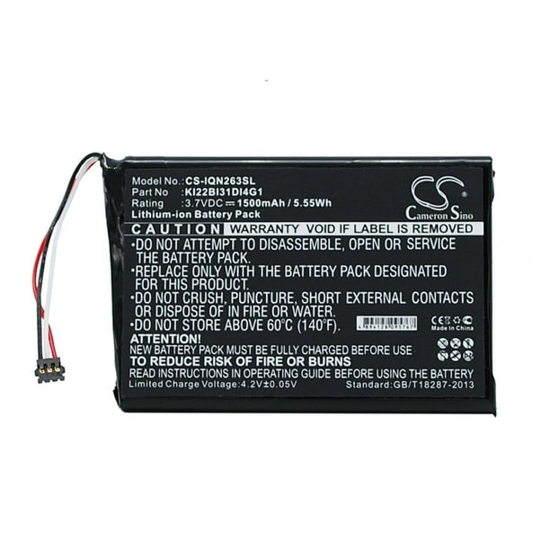 Replacement Battery For Garmin 3.7v 1500mAh / 5.55Wh GPS, Navigator