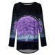 thumbnail image 4 of Blusa de manga larga con cuello redondo para mujer Pompotops  gfhjh19500, 4 of 5