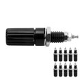 thumbnail image 1 of Banana Plug Connector, 10Pcs Flexible Banana Jack Socket M3 Thread Plug Resistant  For Electronic Equipment For Circuit Red,Black, 1 of 8