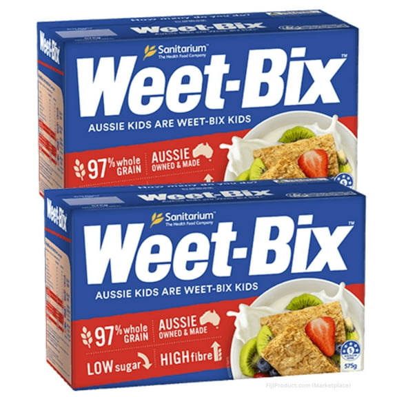 Sanitarium - Weet-Bix (Value Pack Of 2 x 575g Ea) Wholegrain Wheat 97% Made in Australia