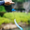 thumbnail image 3 of 2Pcs 2 Style Japanese Cast Iron Bell Wind Chimes Paper Blessing Hanging Pendant for Garden Patio Balcony Decoration Fish 440~450mm DIY, 3 of 6
