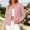 Pink, variant on Women's Button Down Crew Neck Knit Sweater Cardigans, Solid Color Long Sleeve Cardigan Fall Outfits Vintage Sweater Thin Cardigans College Sweaters Lightweight Cardigan,Beige,L