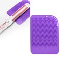 thumbnail image 4 of Insulation Pads Heat Resistant Heat Insulation Pad Foldable Mat For Electric Hair Roller Stick Purple, 4 of 8
