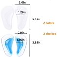 thumbnail image 2 of 3 Pairs Foot Arch Support Flat Foot Arch Support Set Plantar Fasciitis Flat Foot Cushion Insert High Arches, 2 of 2