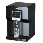 VECYS Countertop Cold Water Cooler with Ice, 18LB Daily Ice Production and Bottleless