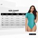 thumbnail image 5 of Balery a Teal Ribbonin Body de cuello redondo de manga corta para mujer Tops de manga corta Tops básicos-XX-Large, 5 of 7