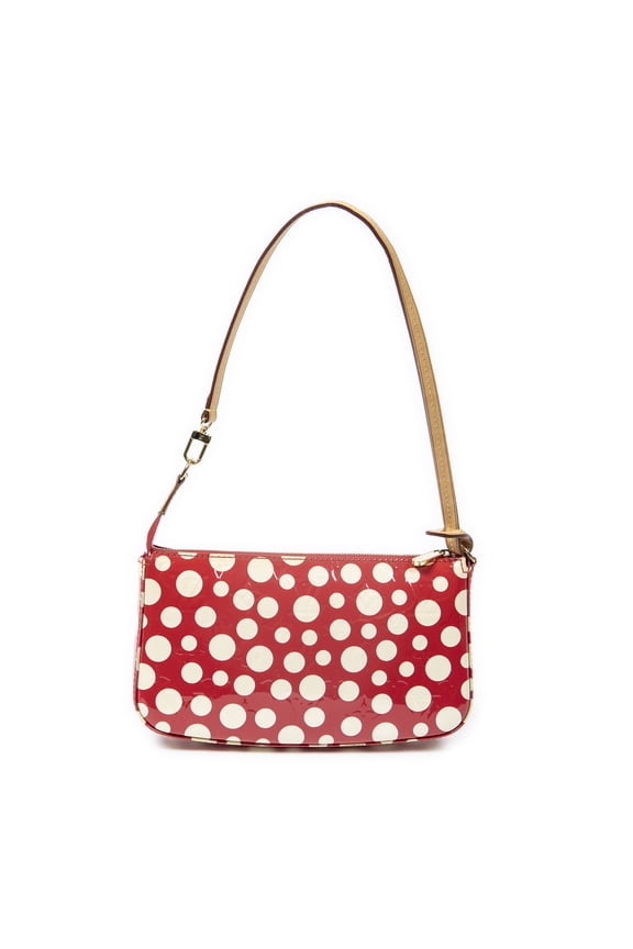 Pre-Owned Louis Vuitton Ivory/Red Ltd. Ed. Yayoi Kusama Infinity Dots Accessory Pouch