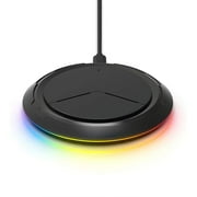 GTRACING Wireless Charging Pad Qi-Certified Fast Charger with RGB 10w, Black